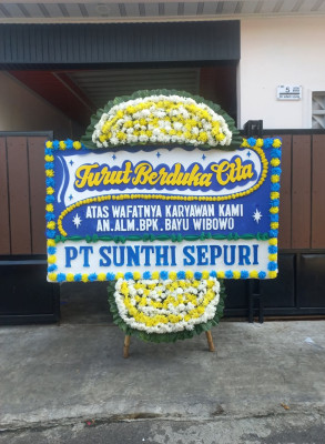 Papan Bunga Duka di Sekayu